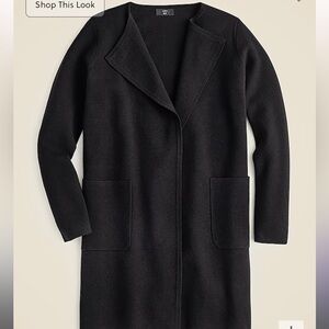 Jcrew Juliette collarless cardigan